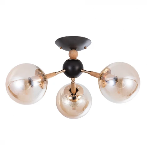 Потолочная люстра Arte Lamp Boston A4485PL-3BK (220V, шарики)