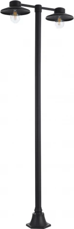 Наземный светильник ST Luce Basko SL9542.705.02 темно-серый/прозрачный E27 2*60W (220V, IP54)