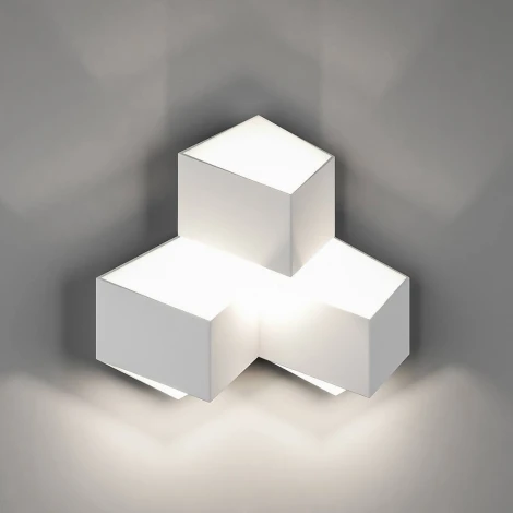 Настенный светильник DesignLed PALMIRA GW-1101-3-9-WH-NW (220V, куб)