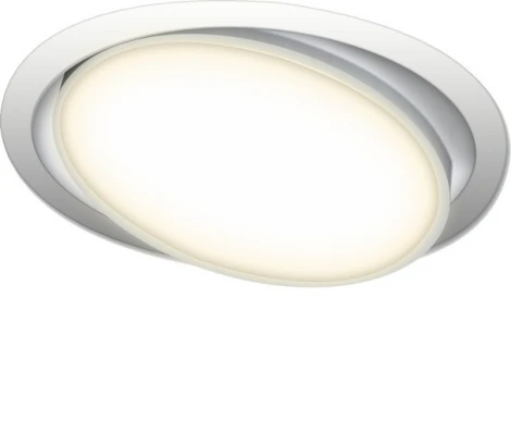 Встраиваемая светодиодная поворотная панель Donolux Luna DL18813/9W White R (220V, круглые)