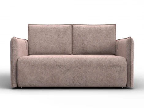 Диван прямой Лига-117 (ЛДСП,Брус,Фанера,Велюр/Бежевый) Лига Диванов 137021