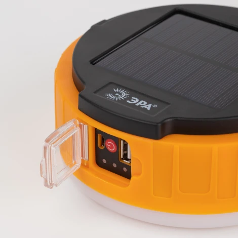 Кемпинговый фонарь светодиодный на солнечной батарее с пультом ЭРА KA-701