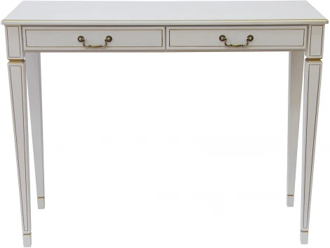 Консоль Васко В 91Н белый ясень/золото от фабрики Mebelik