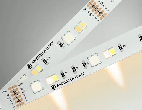 Светодиодная лента RGB с регулировкой температуры света Ambrella Illumination GS4501 5050+2835 90Led 13W/m 24V IP20