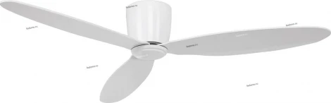 Вентилятор потолочный с пультом управления Casafan Eco Plano, 3 лопасти, белый