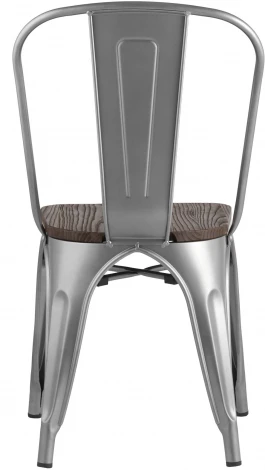 Стул Stool Group TOLIX WOOD серебристый матовый УТ000000497