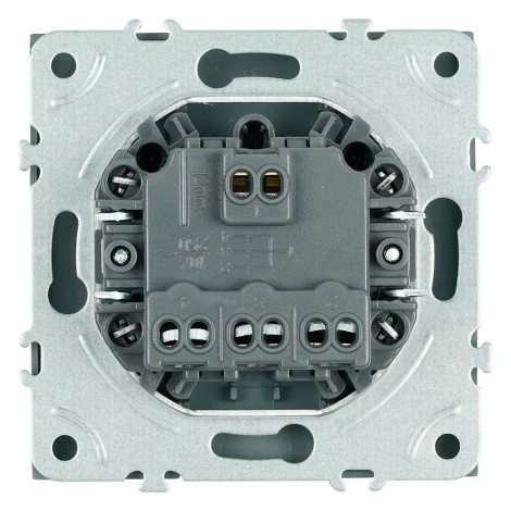 Выключатель трехклавишный (антрацит, soft touch) Stekker Эмили 49922