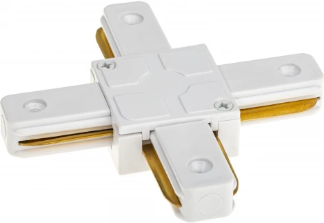 Коннектор Х-образный жесткий пластик/медь белый Ritter Artline 59749 4