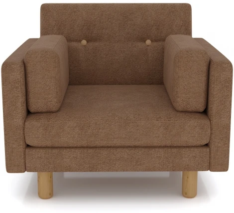 Кресло Arsko Ингвар коричневый велюр