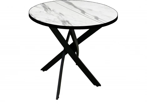 Стол Андромеда, Черный муар/Мрамор, Мир стульев