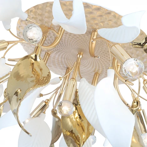 Потолочная люстра Crystal Lux STEFANIA PL9 (220V, листья)