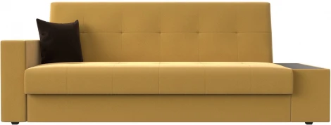 Диван-книжка Лига-020 стол справа (Желтый,Коричневый/Микровельвет) Лига Диванов арт.118495