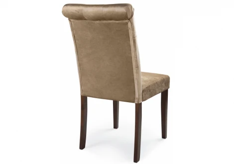 Обеденный стул Woodville Amelia dark walnut / fabric beige 11140