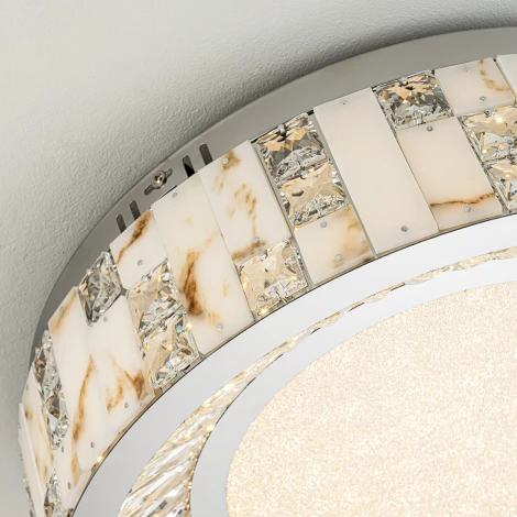 Потолочный светильник светодиодный с пультом с регулировкой цветовой температуры Modelux ML.2400.500 CR