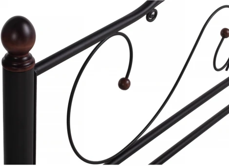 Двуспальная кровать Woodville Мэри 2 160х200 черная 402982