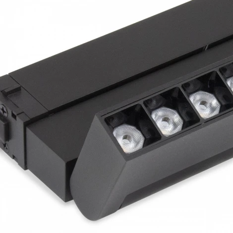 Трековый светильник однофазный светодиодный 220V 9W AM Group PLAIN GLASSES AM591 9W 3000K BK