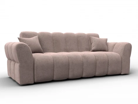 Диван-книжка Лига-111 (ДСП,ЛДСП,Велюр/Бежевый) Лига Диванов 136692