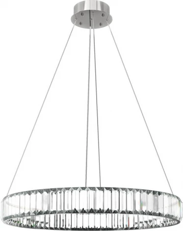 Подвесной светильник Crystal ring 10135/600 Chrome Loft It (LED, 220V, на тросе, кольцо)