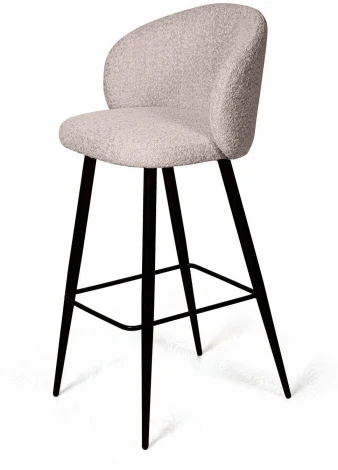 Стул полубарный Vito, букле бежевый / опора конус Top Concept арт.22059