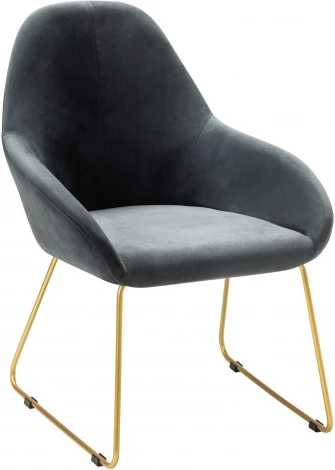 Кресло Kent Diag grey/Линк золото R-Home арт.410119144h_Diaggrey_золото_линк