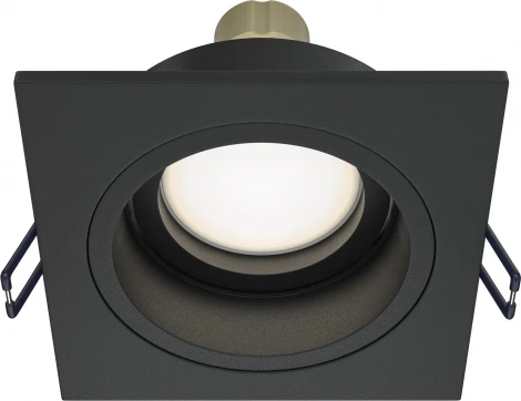 Встраиваемый светильник Atom GU10 1x50Вт Maytoni Technical DL026-2-01B (220V)