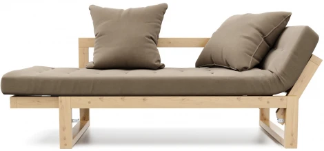 Кушетка Arsko Амбер сосна бежевый велюр