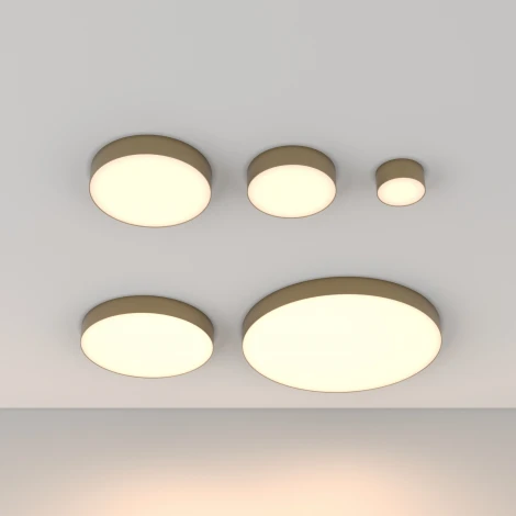 Потолочный светильник круглый Maytoni Zon C032CL-12W3K-RD-MG (LED, 220V, круглые)