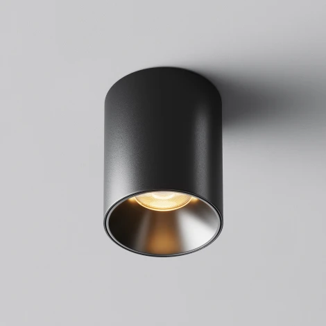 Накладной потолочный светильник Maytoni Alfa LED C064CL-8W2.7K-RD-B (220V, круглые)