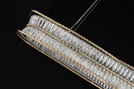 Подвесная люстра светодиодная Fluorite Sacrement FL1181-9PO