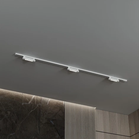 Трековая система в сборе однофазная накладная 220V 30W Hesby Lighting Skylite HSBL_kompl_S009_NI2W3K