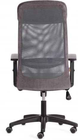 Компьютерное кресло игровое Tetchair PROFIT PLT (Флок,Ткань/Серый) 20537