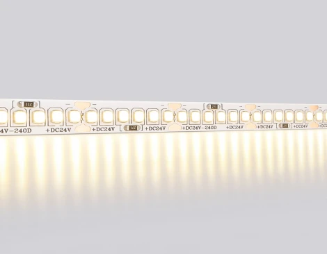 Светодиодная лента Ambrella Illumination GS3501 2835 240Led 22W/m 24V IP20 3000K 5m