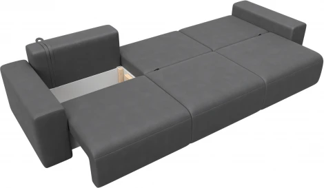 Диван прямой Лига-036 НПБ Классик Лонг Лига Диванов (Замша) арт.127681