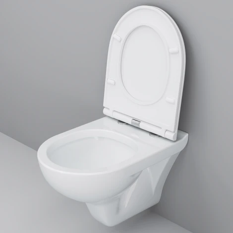 Унитаз подвесной Am.Pm Gem C901738SC с микролифтом