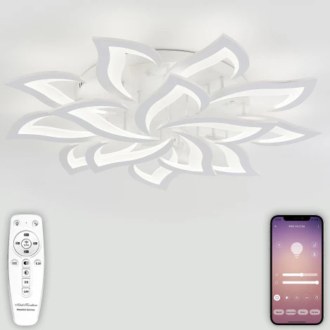 Потолочная светодиодная люстра с пультом ДУ, моб. приложением 240W, LED Natali Kovaltseva Olimp LED LAMPS 81335