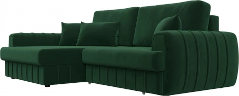 Диван угловой Лига-057 НПБ угол левый Лига Диванов (Велюр) арт.129270L
