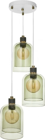 Подвесной светильник 33 ИДЕИ PND105.03.10ABM.002WH-M05TG (220V, на проводе, круглые)