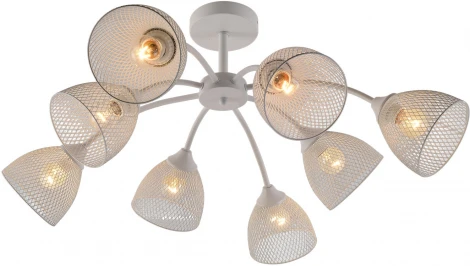 Потолочная люстра на штанге Reluce 01562-3.3-08B WH (220V)