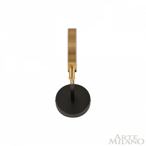 Бра Arte Milano 272079/1B BK/GD (LED, 220V, круглые)