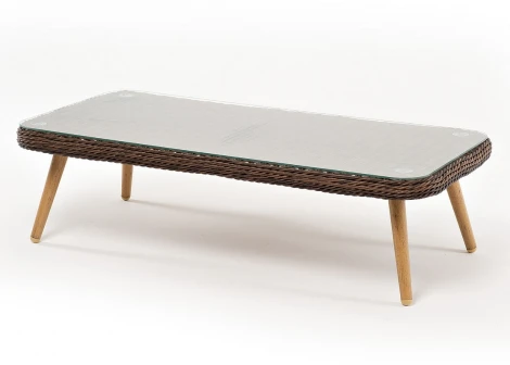 "Прованс" столик журнальный из ротанга, цвет коричневый 4SIS арт.УТ-00006465