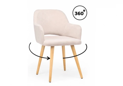 Стул деревянный Эолин 360 латте (glory 10) / светлое дерево 631701