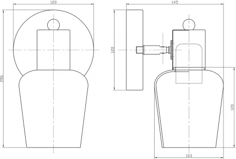 Спот Escada Wood 691/1A (220V)