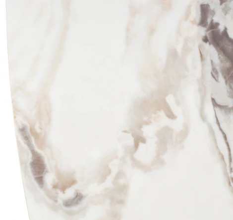 Стол кофейный АРН (ARN) цвет FENDI WHITE керамика на стекле/массив/ МДФ, дубовый шпон ®DISAUR M-City 64676