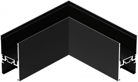 Угол-соединитель "потолок-полок" ST Luce Skyflat ST068.409.10 Черный