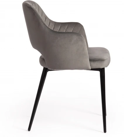 Кресло VALKYRIA (mod. 711) / 1 шт. в упаковке (Ткань,Металл /Серый,Черный)