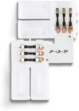 Соединитель угловой L для светодиодной ленты Ambrella Illumination GS6601 2835 12/24V (3 конт.)