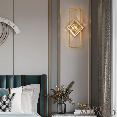 Настенный светильник Arte Milano 1852B.D280.H630.E14.2 G (220V)