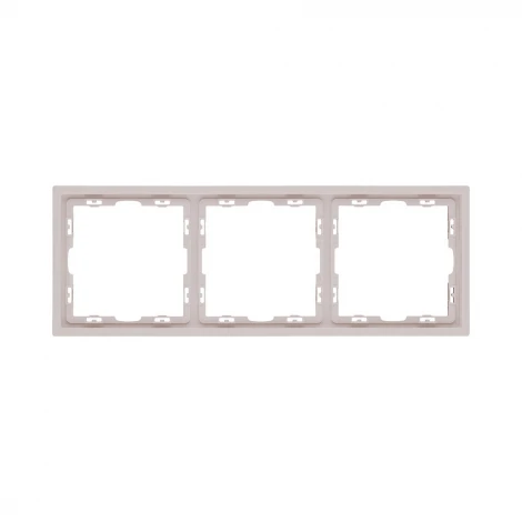 Рамка 3-постовая кашемир матовый Kollinger Eclipse EC3CM