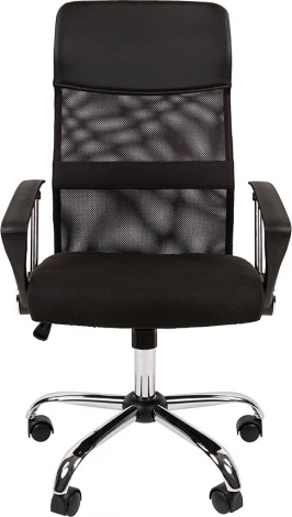 Компьютерное кресло CHAIRMAN 610 N (Металл,Ткань,Сетка,Экокожа/Черный)