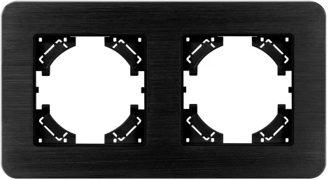 Рамка алюминиевая FRM-AKIRY-AL-2-BK (Arlight) 049725